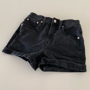 MADEWELL Black Jean Shorts